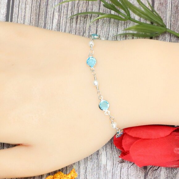 "Trendy Handmade Bracelet – A Stylish Gift for Women & Girls, MAR091632 - Picture 6 of 10